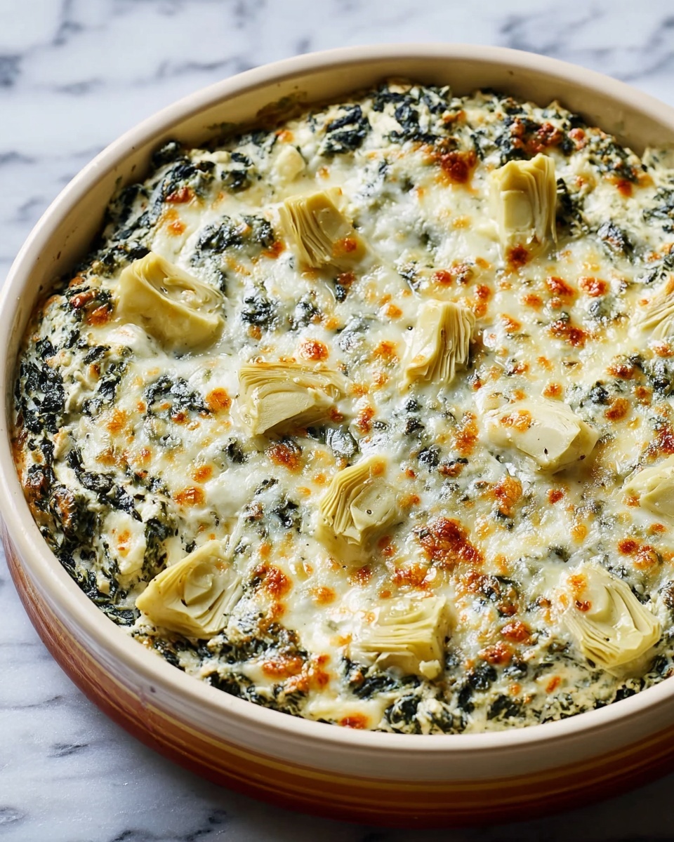 Spinach Artichoke Dip: A Creamy, Irresistible Party Favorite Recipe - Recipe Image
