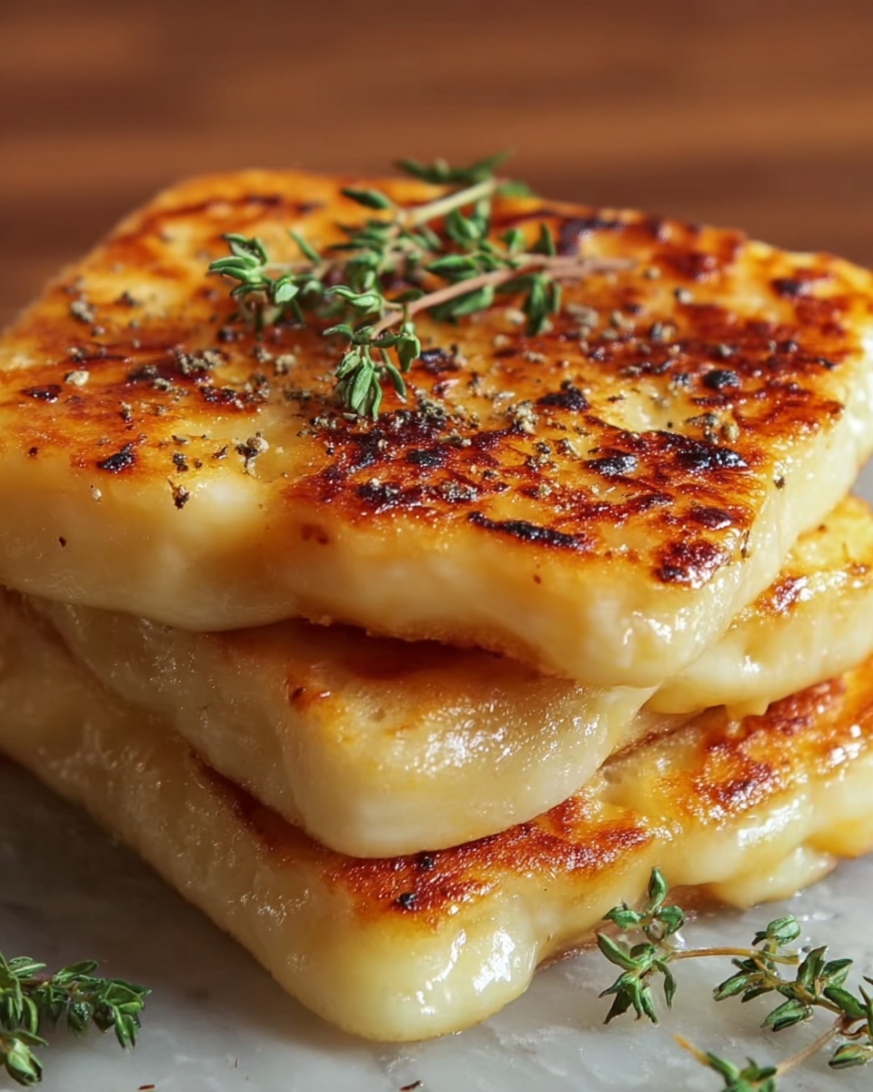Pan-Fried Cheese Potato Bread Recipe - Recipe Image