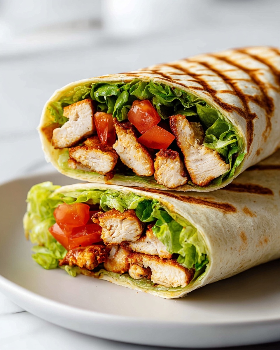 Chicken Caesar Wrap Recipe - Recipe Image