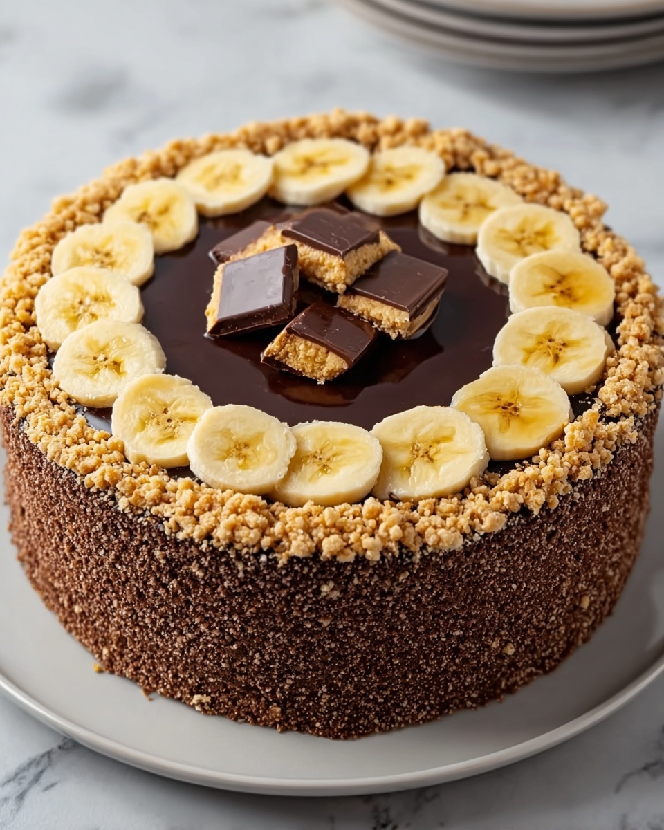 Banana and Chocolate Delight Cake Recipe - Recipe Image