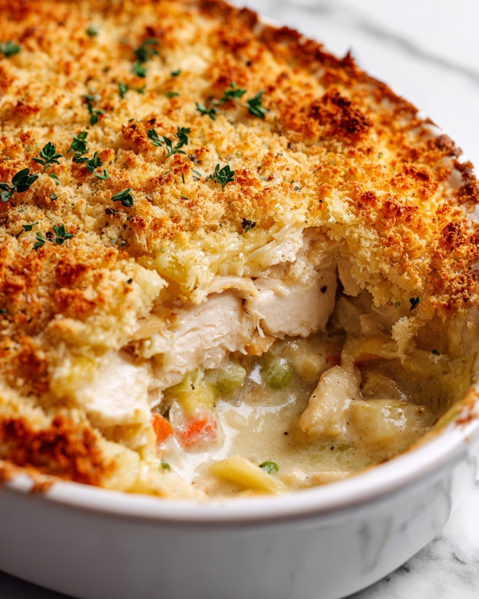 Chicken & Stuffing Casserole Recipe - Recipe Image