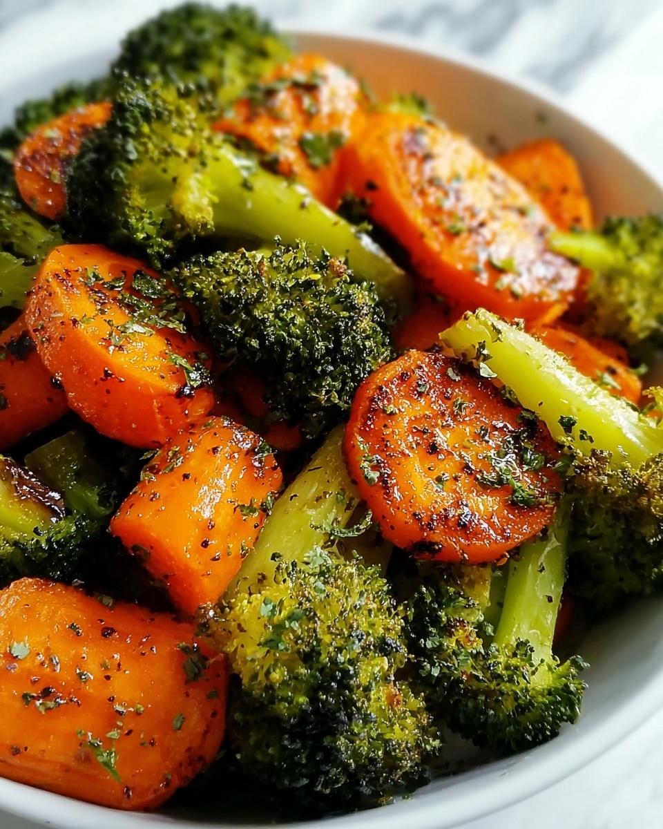 Roasted Broccoli and Carrots Recipe - Recipe Image