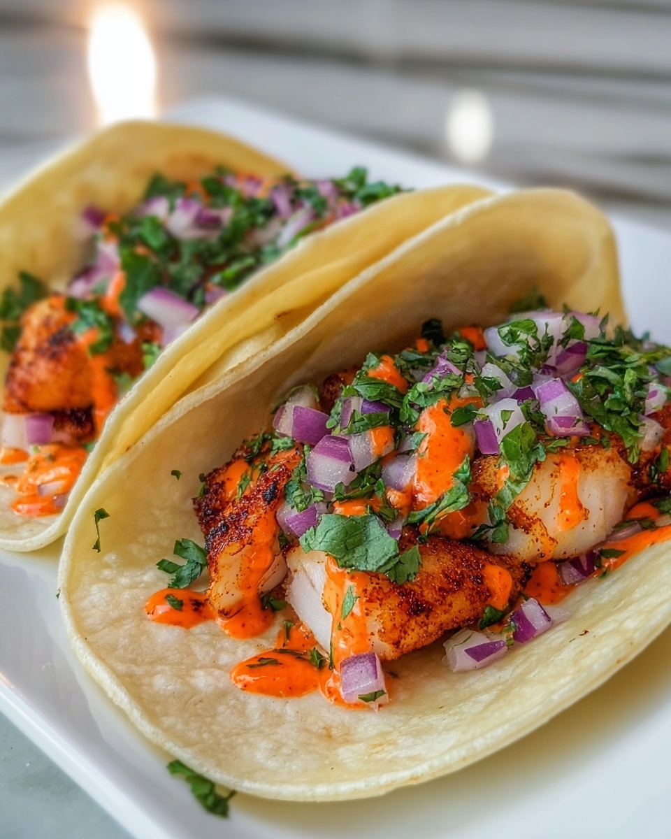 Crispy Fish Tacos with Homemade Slaw and Lime Crema Recipe - Recipe Image