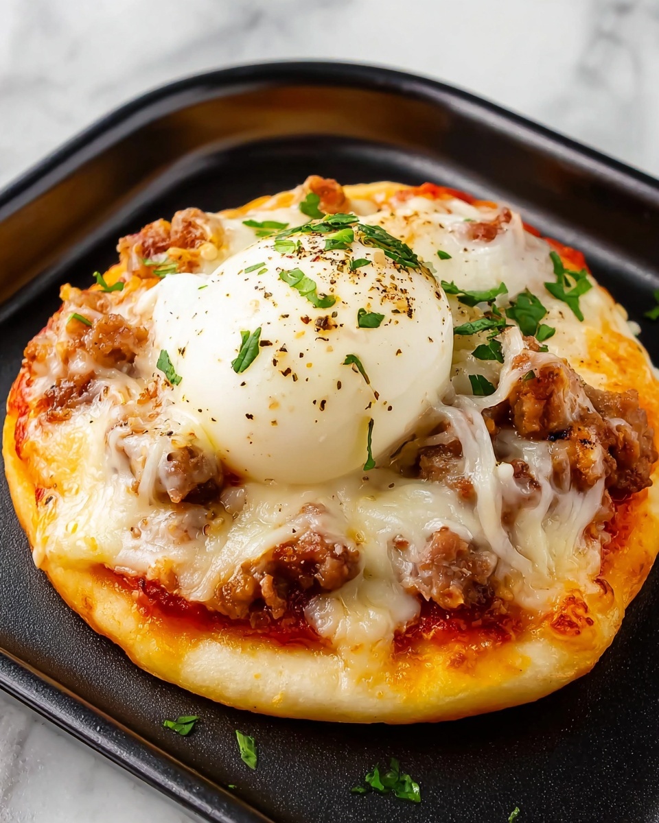 Sausage and Egg Breakfast Pizza Recipe - Recipe Image