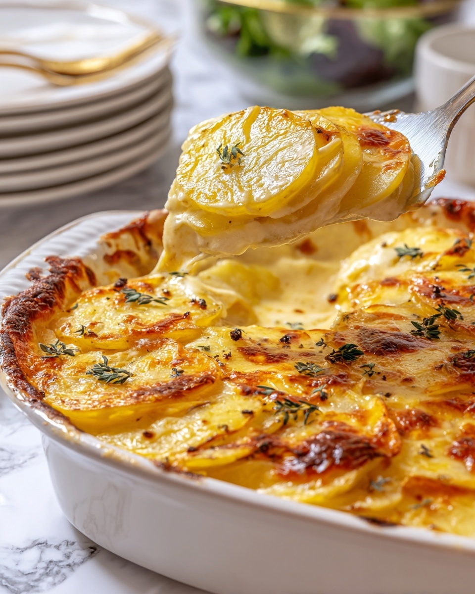 Cheesy Scalloped Potatoes Recipe - Recipe Image