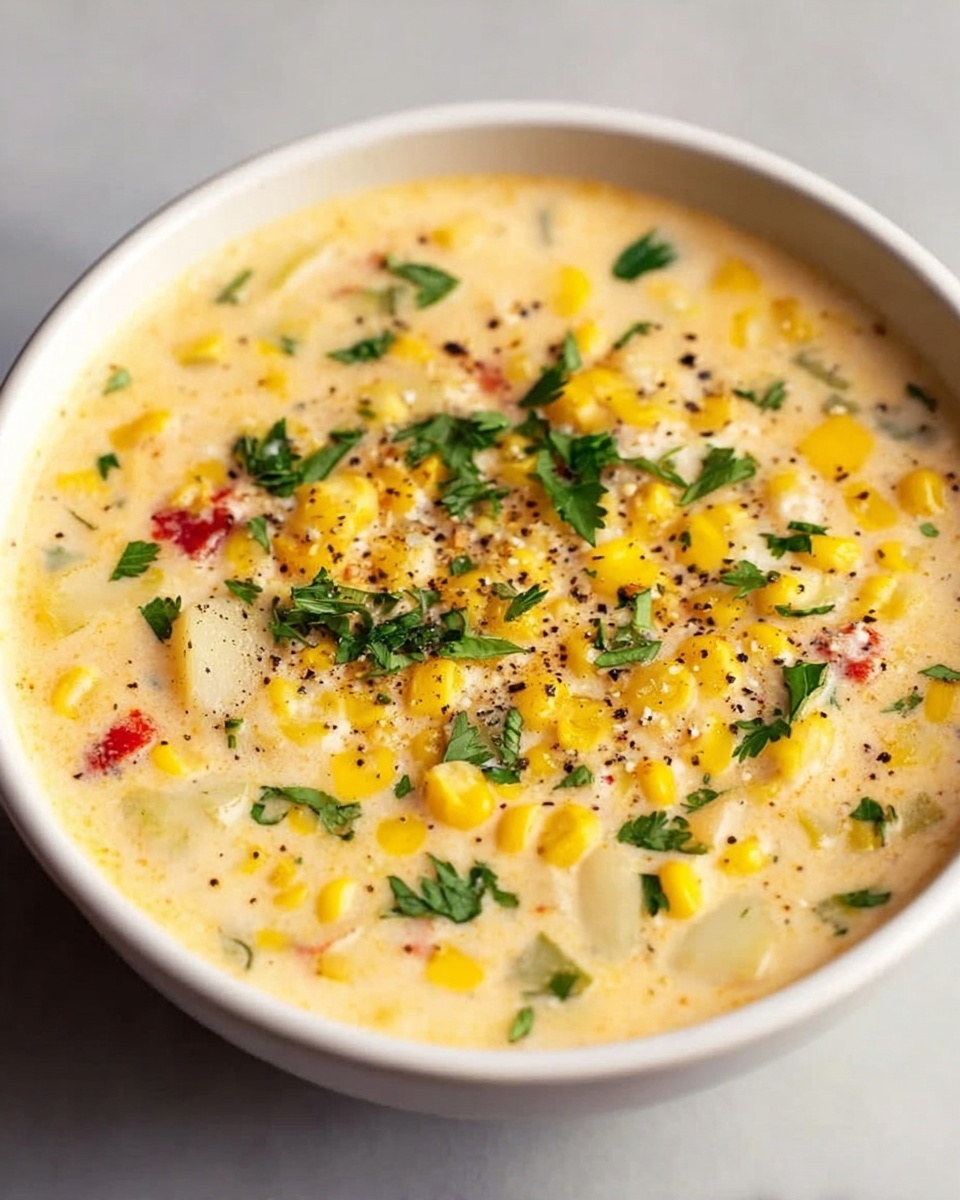 Summer Corn and Zucchini Chowder: Delicious & Wholesome Recipe - Recipe Image