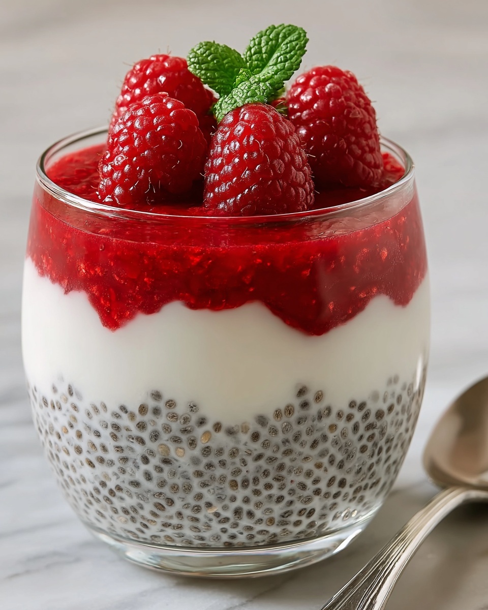 High Protein Chia Seed Pudding with Greek Yogurt Recipe - Recipe Image