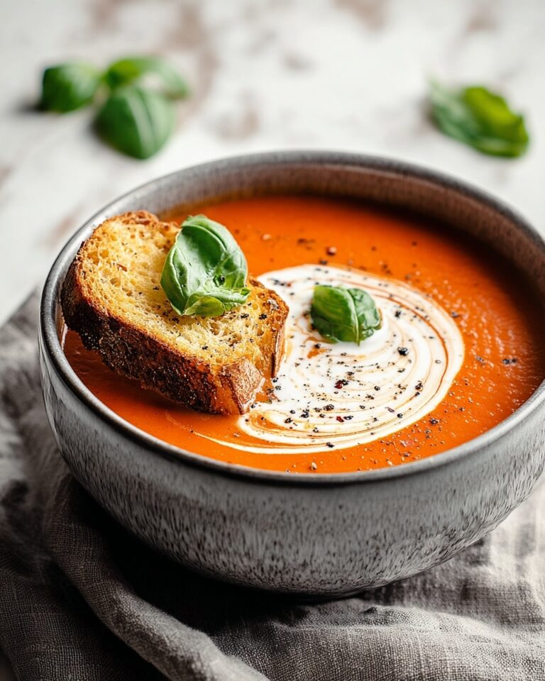 Creamy Tomato Basil Soup Recipe