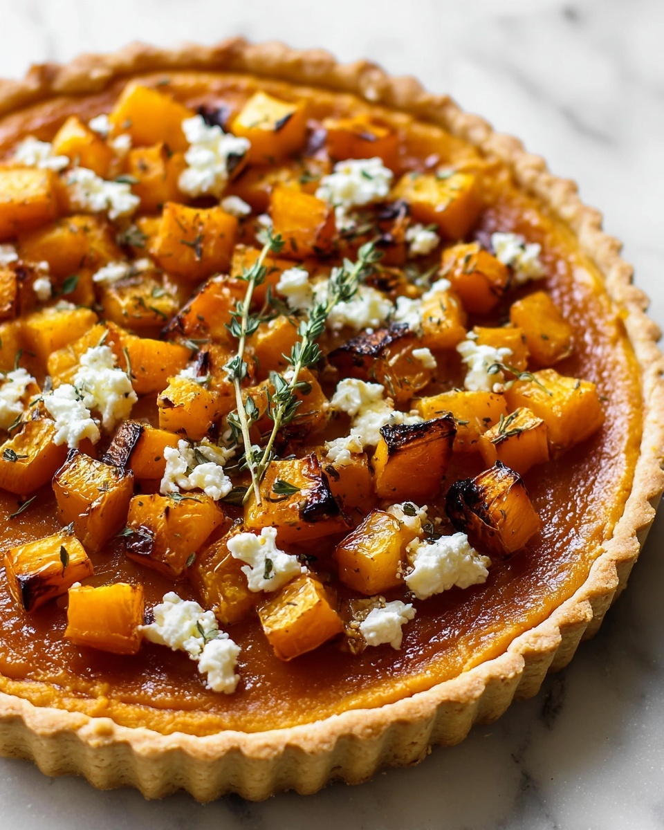 Savory Butternut Squash Pie Recipe - Recipe Image