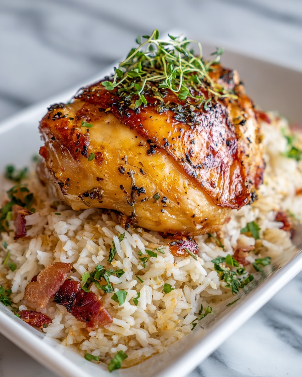Oven-Baked Chicken and Rice Recipe - Recipe Image