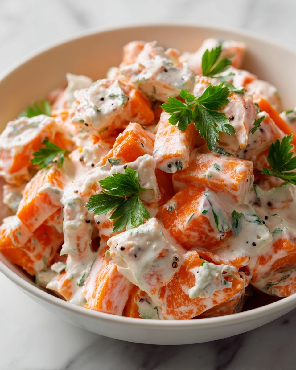 Creamy Carrot Salad with Raisins and Pineapple Recipe - Recipe Image