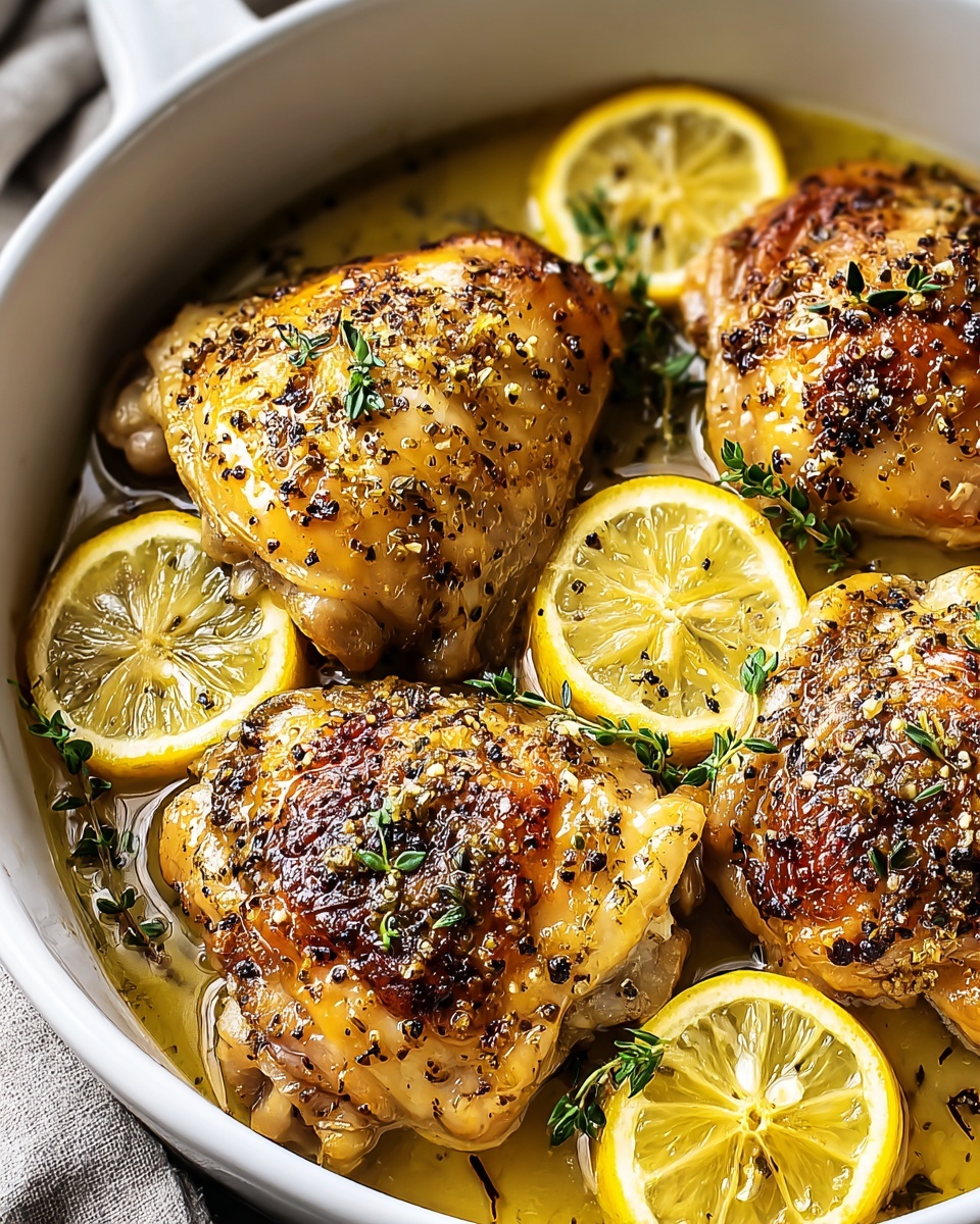 Greek Lemon Chicken Thighs Recipe - Recipe Image