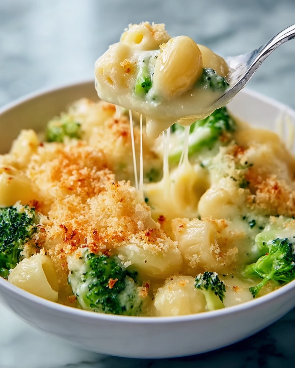 Creamy Broccoli Mac and Cheese Recipe - Recipe Image