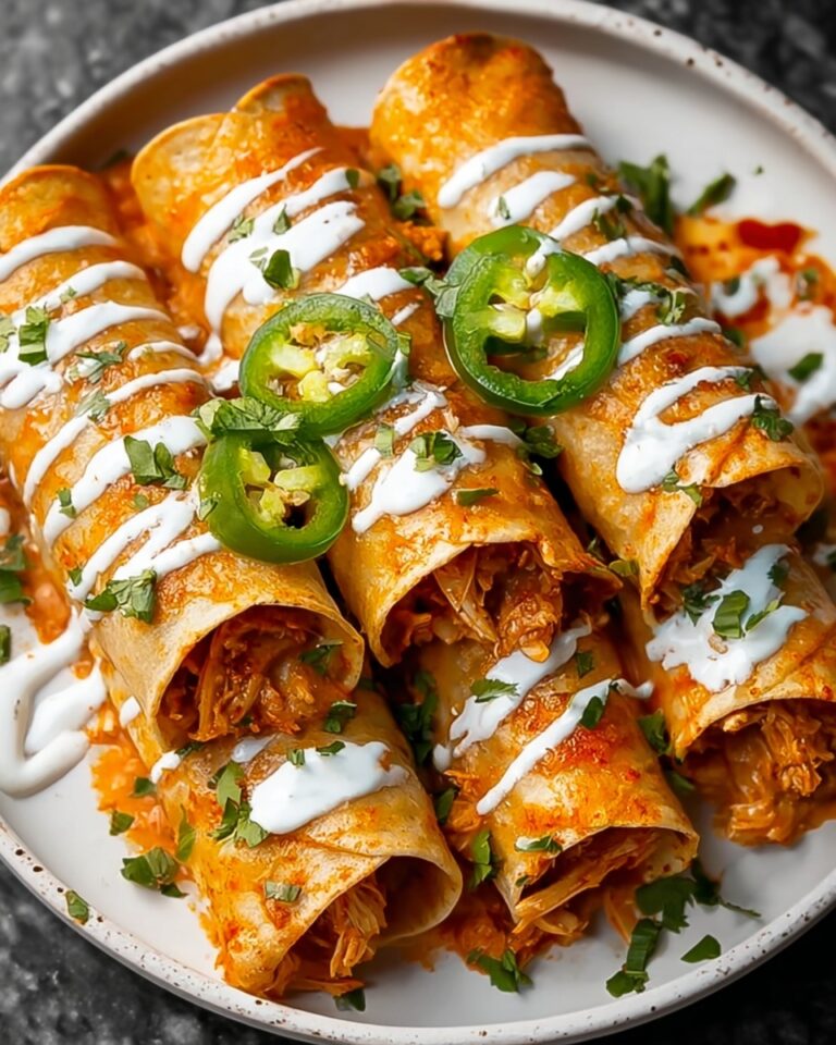 Jalapeño Cream Cheese Chicken Taquitos with Buffalo Sauce Recipe