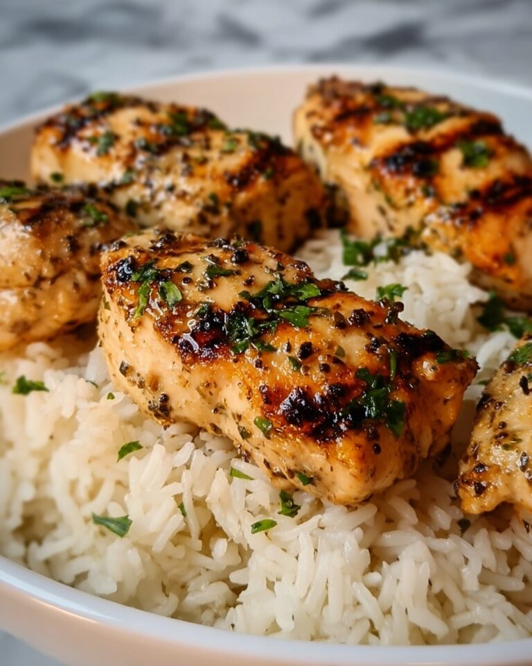 Chicken Scampi with Garlic Parmesan Rice Recipe