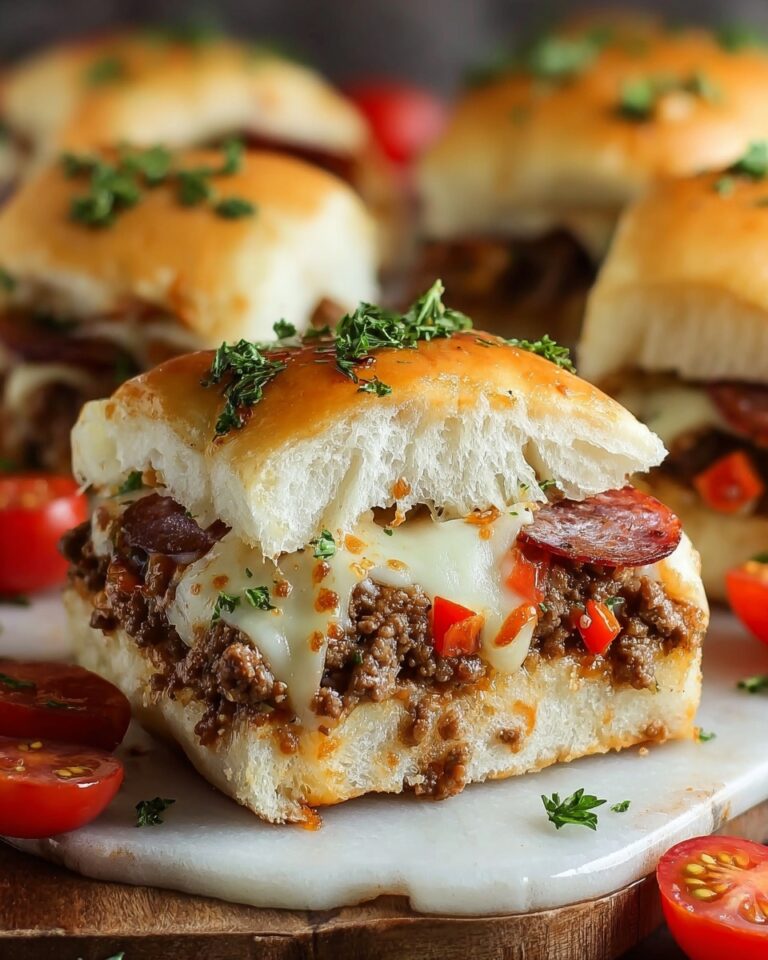 Pepperoni Pizza Sloppy Joes Recipe
