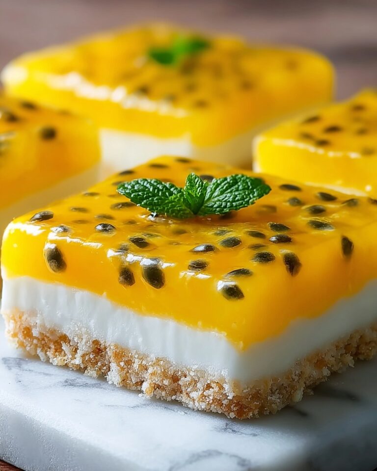 No-Bake Passion Fruit Slice Recipe