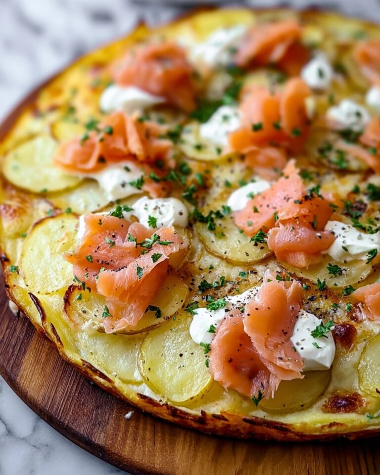 Smoked Salmon Potato Pizza Recipe