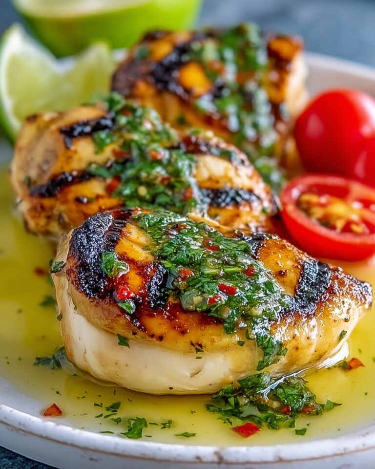 Grilled Salsa Verde Chicken with Cilantro and Cotija Recipe