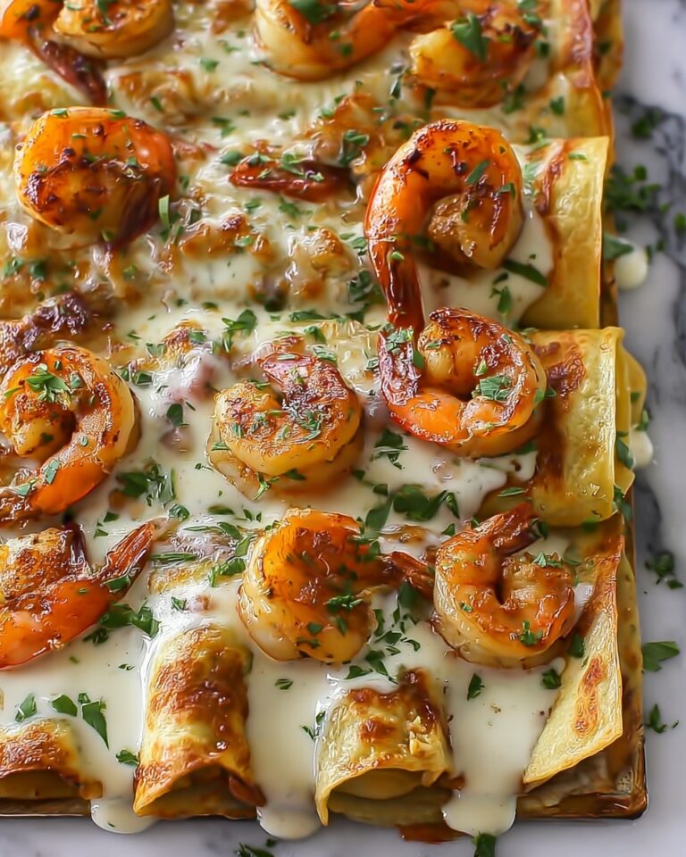 Roasted Shrimp Enchiladas with Jalapeño Cream Sauce Recipe