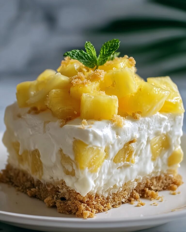 No-Bake Pineapple Cream Dessert Recipe