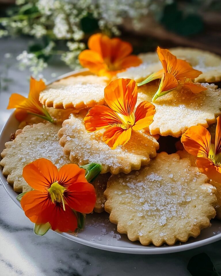 Nasturtium Petal Cookies Recipe
