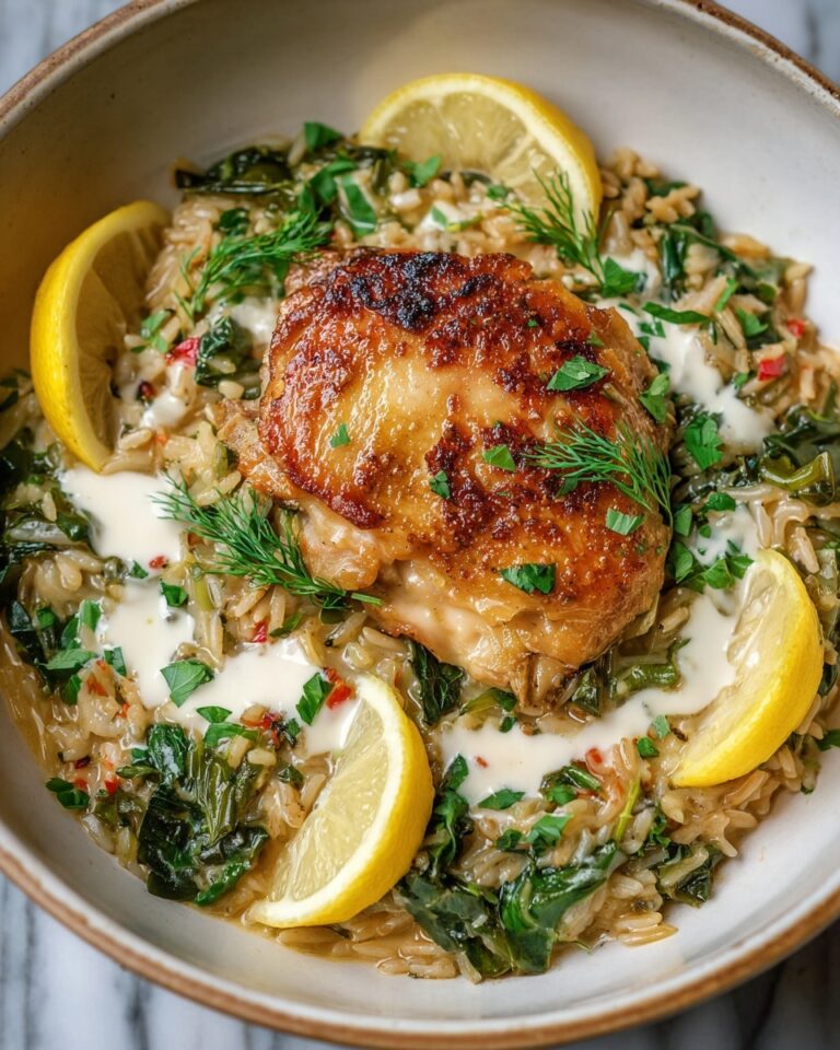 Air Fryer Greek Lemon Chicken and Rice Bake Recipe