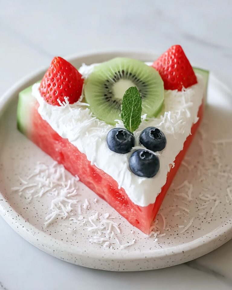 Watermelon Fruit Pizza Recipe