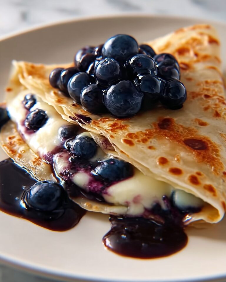 Blueberry Breakfast Quesadilla Recipe