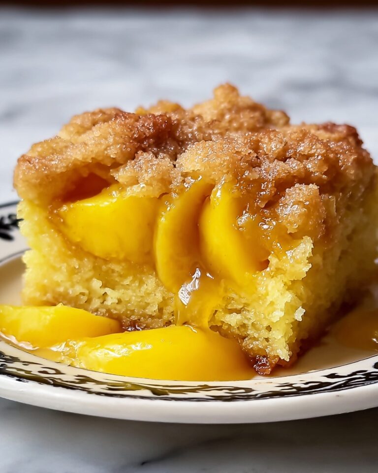 Peach Cobbler Pound Cake Recipe