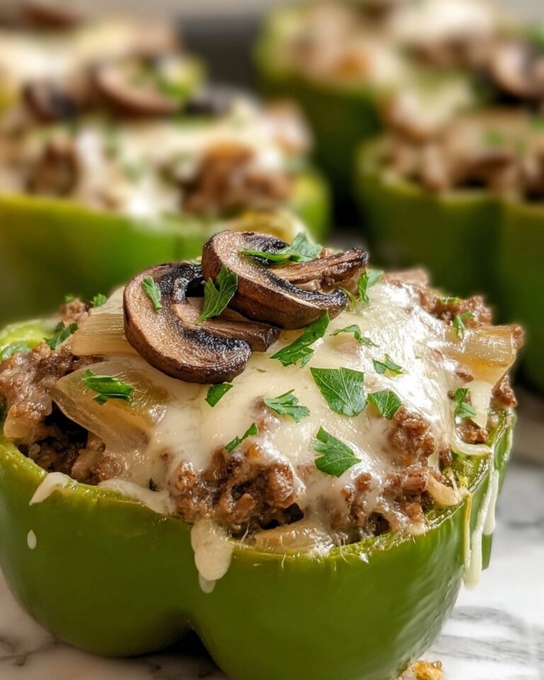 Philly Cheesesteak Stuffed Peppers Recipe