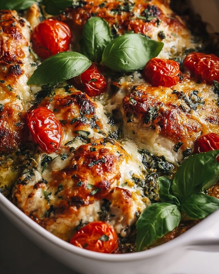 Baked Tuscan Chicken Casserole Recipe
