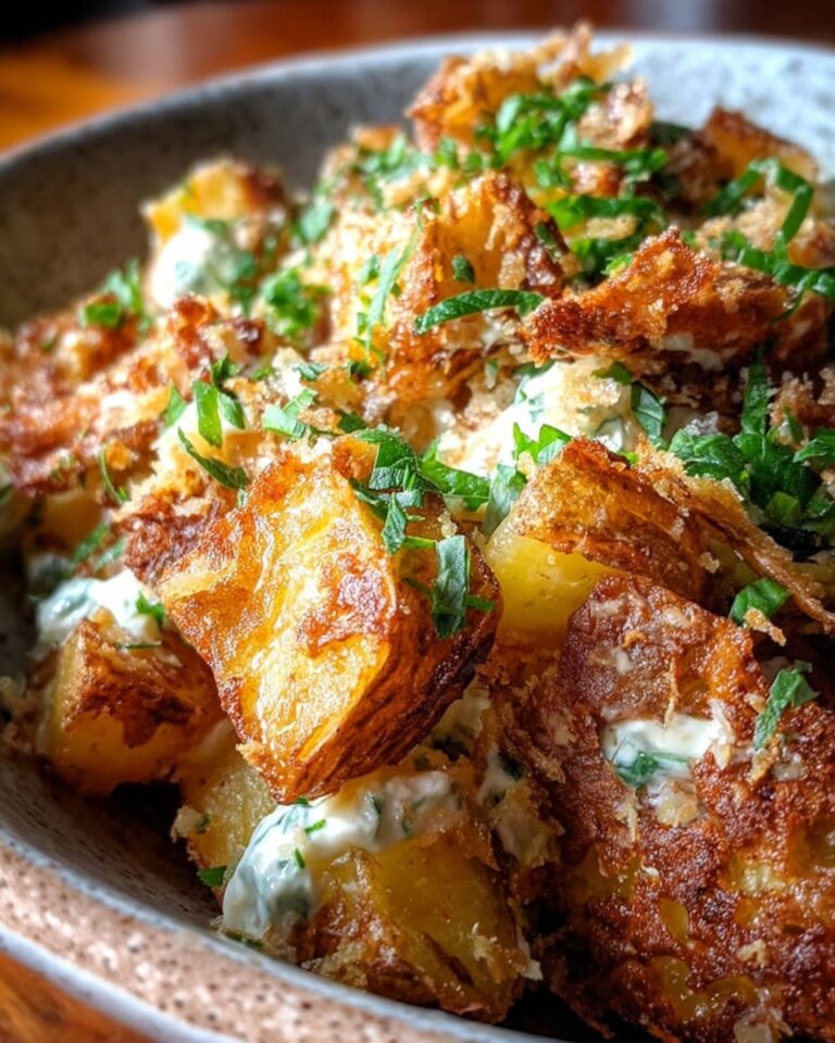 Crispy Smashed Potato Salad Recipe