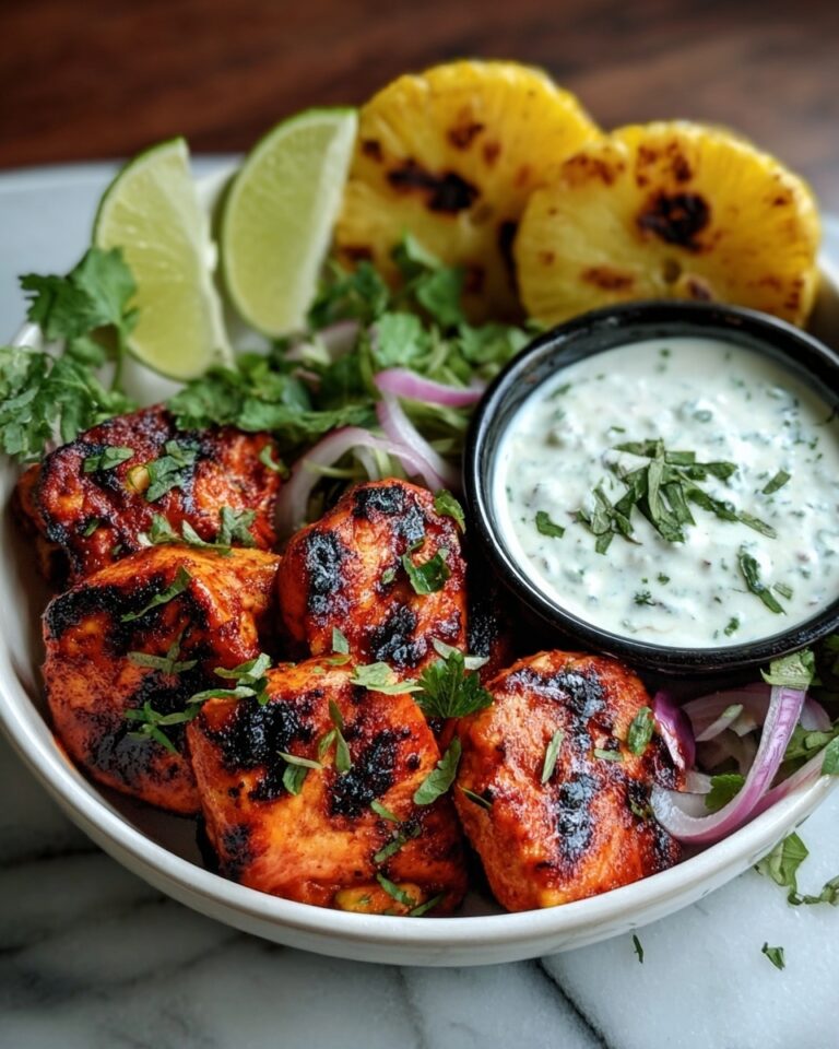 Tandoori Chicken Bowl with Garlic Yoghurt Dip Recipe