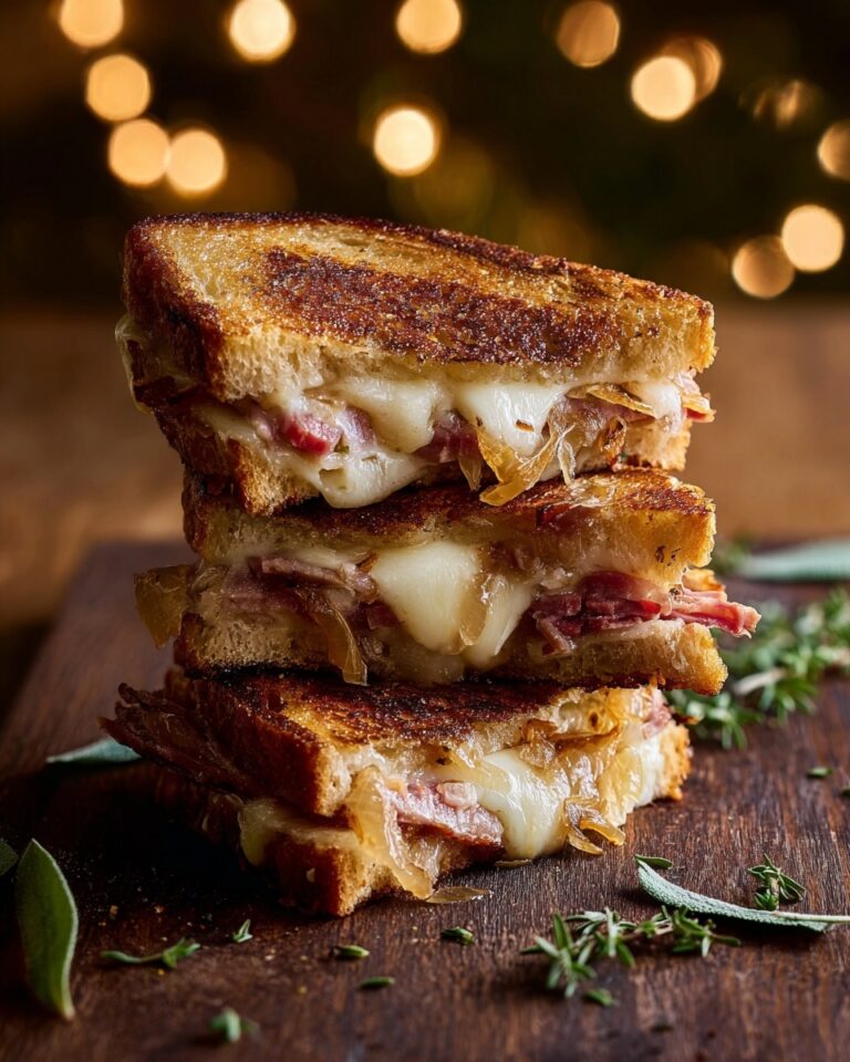 French Onion and Apple Grilled Cheese Recipe