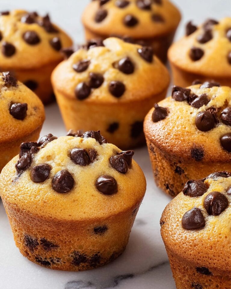 Mini Banana Muffins with Chocolate Chips Recipe