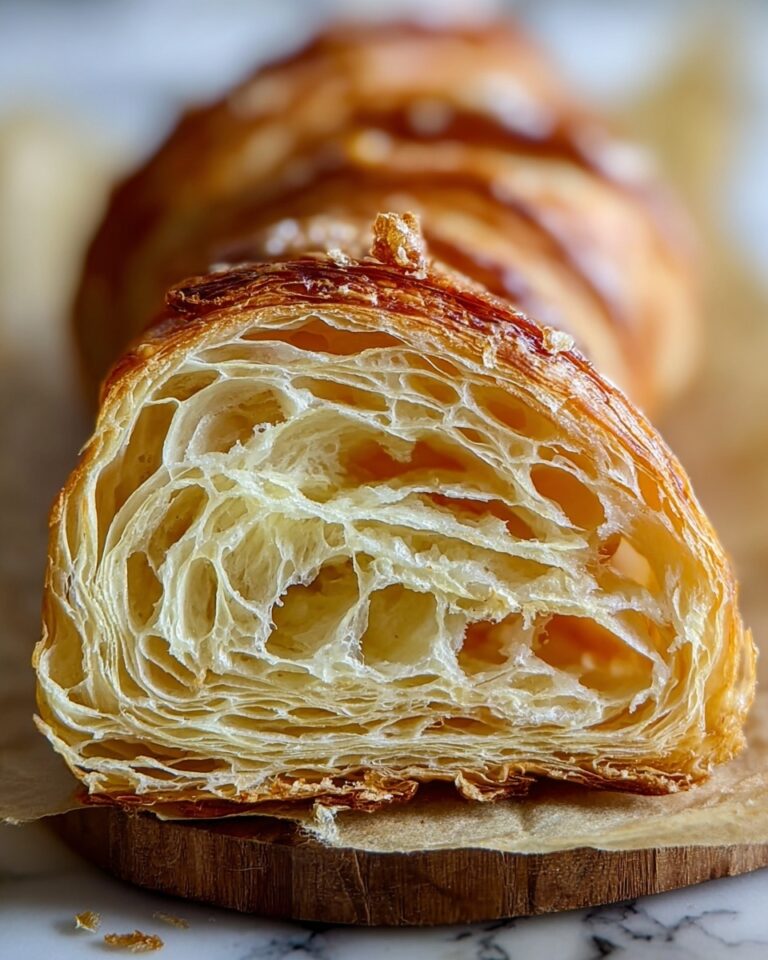 Flaky Sourdough Croissant Bread Recipe