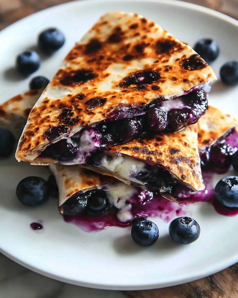 Blueberry Breakfast Quesadilla Delight Recipe