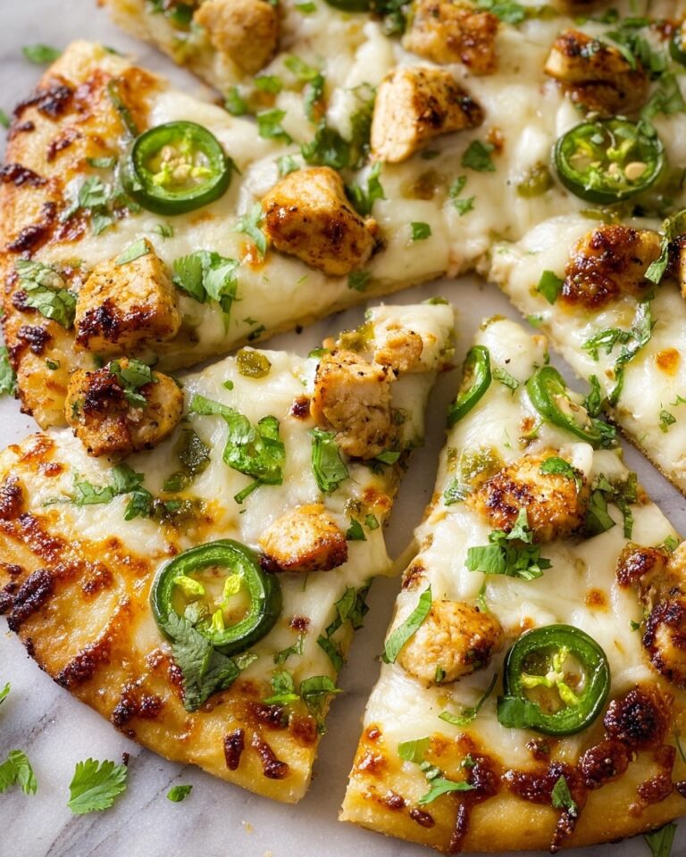 Spicy Chicken and Pickled Jalapeno Pizza Recipe