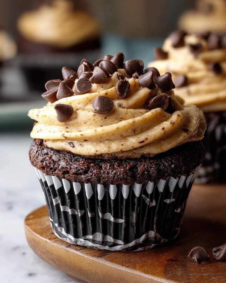 Brownie Stuffed Cookie Dough Cupcakes Recipe