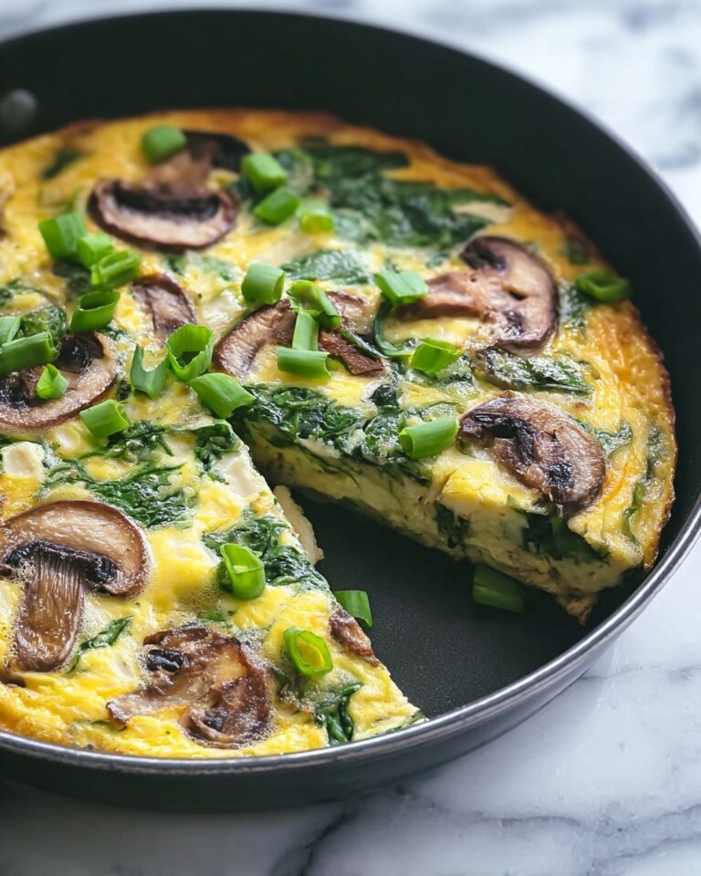 Mushroom and Spinach Frittata Recipe