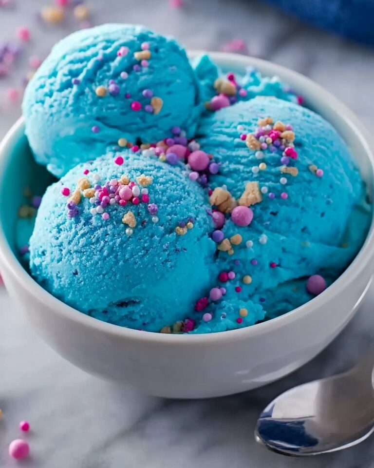 Delicious No-Cook Blue Ice Cream Recipe for Family Fun Recipe