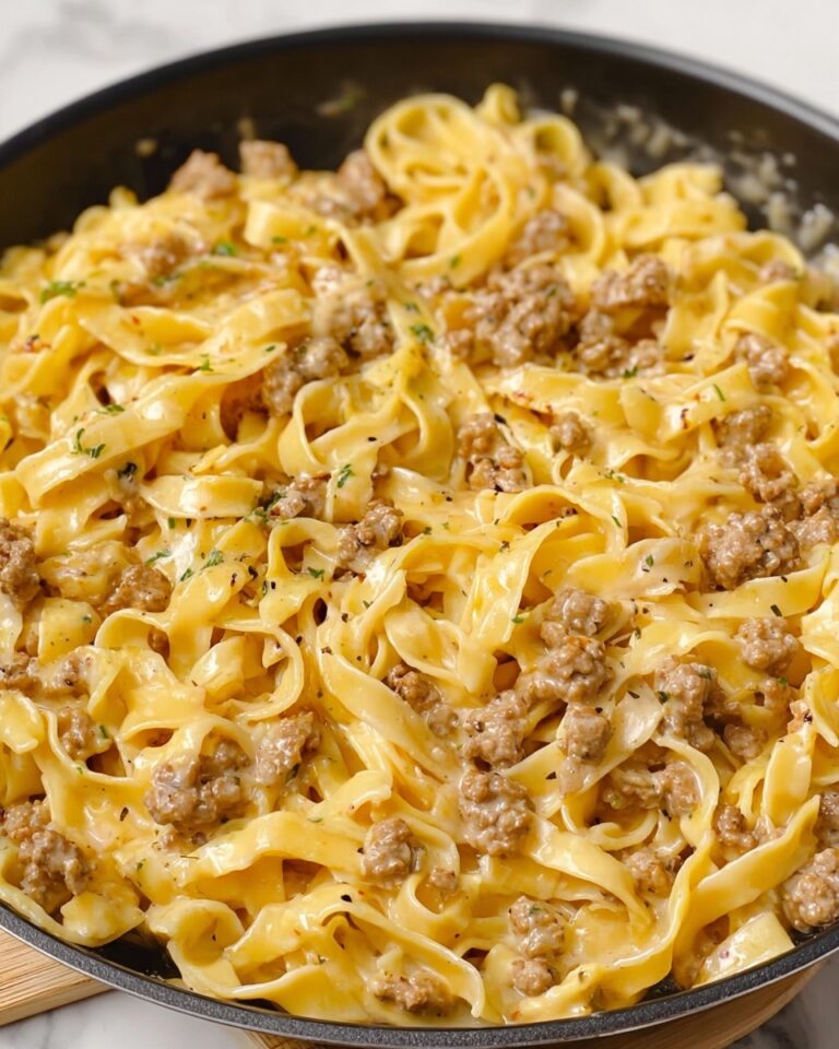 Ground Beef Alfredo Recipe