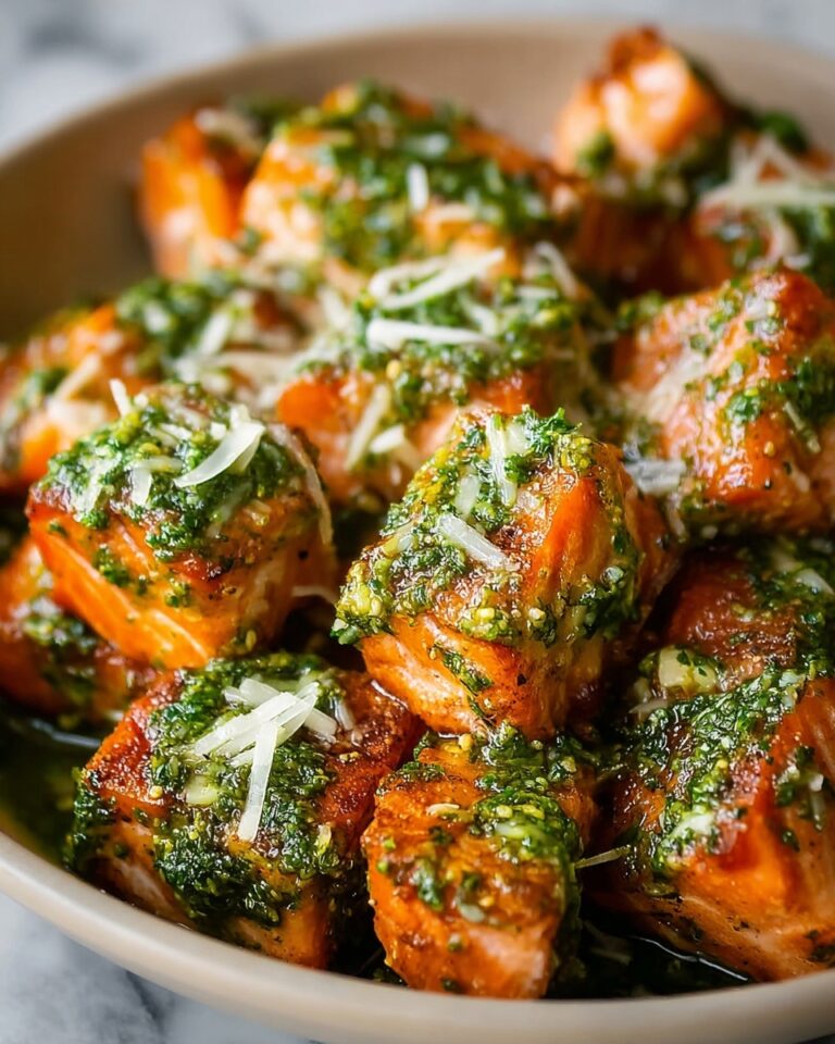 Pesto Salmon Bites Recipe