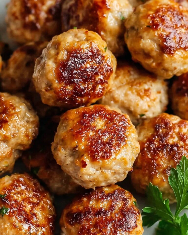 Easy Baked Chicken Meatballs Recipe
