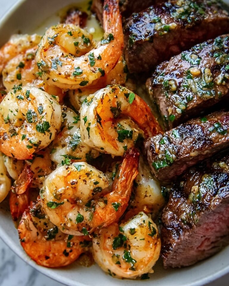 Steak and Shrimp Scampi Recipe