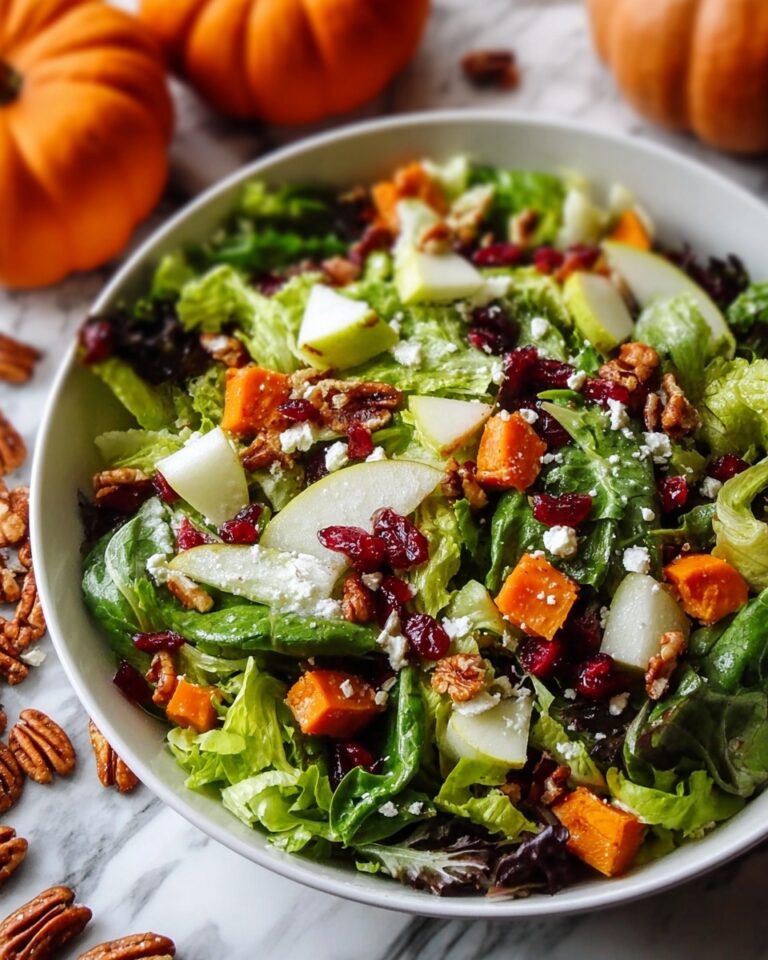Fall Harvest Salad with Roasted Butternut Squash and Pomegranate Recipe