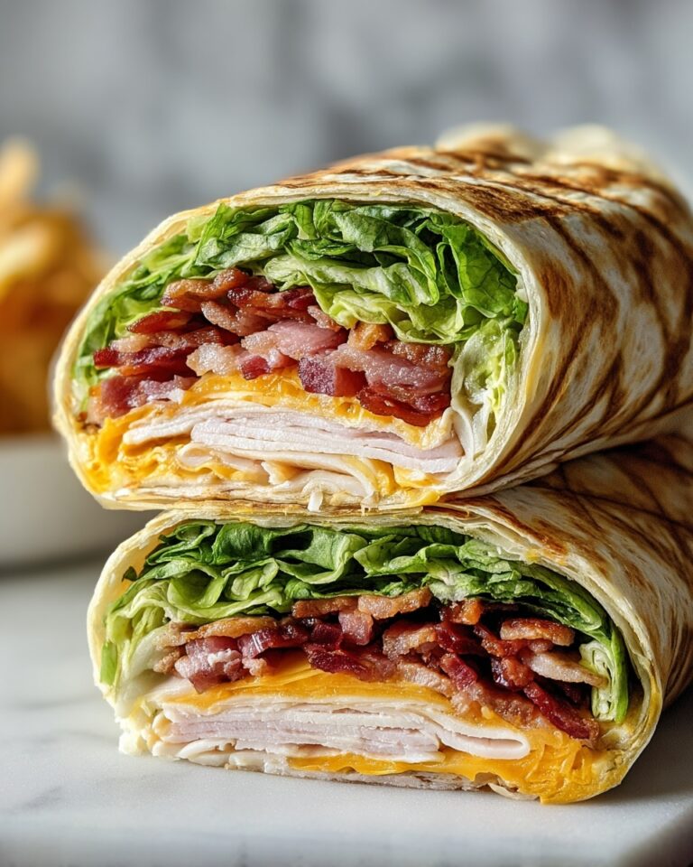 Turkey Ranch Club Wraps Recipe