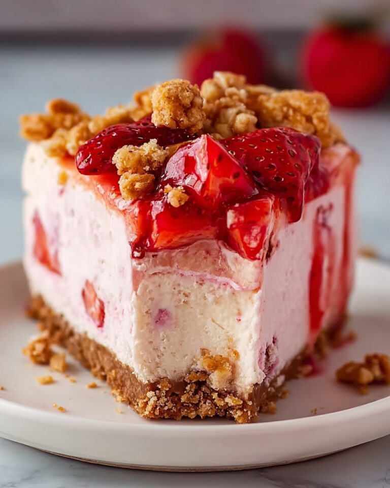 Strawberry Crunch Cheesecake Recipe