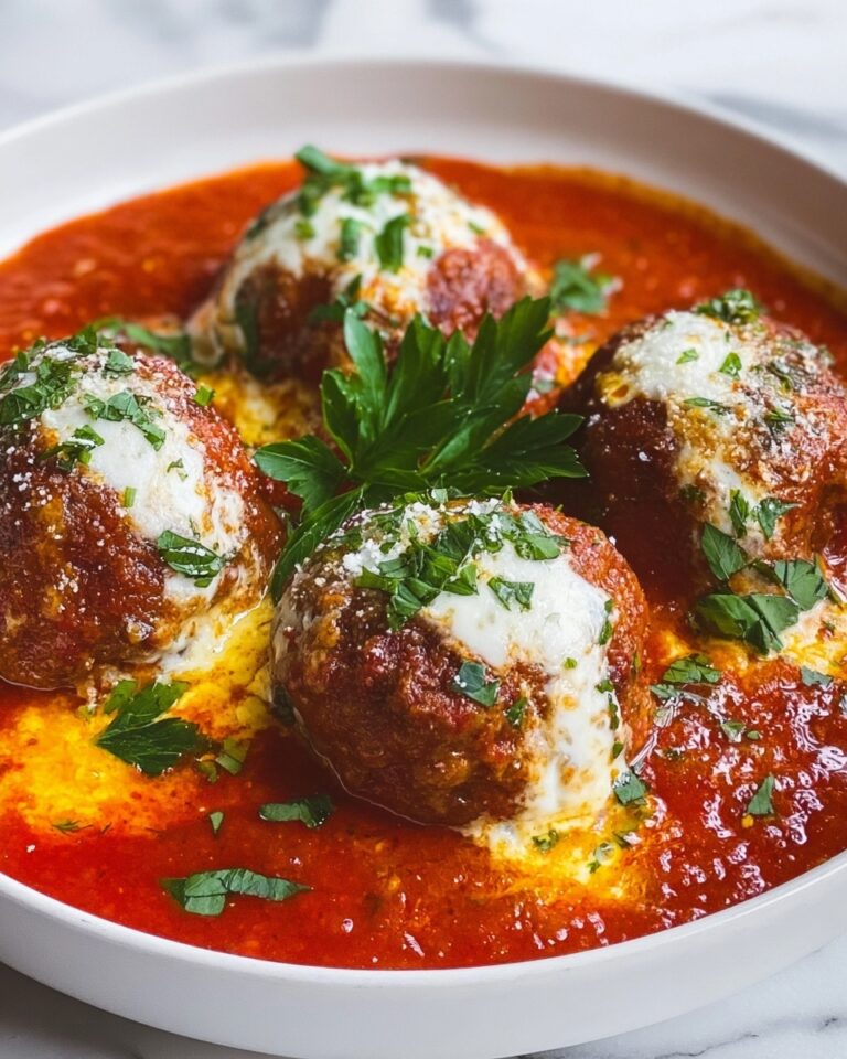 Chicken Parm Meatballs Recipe